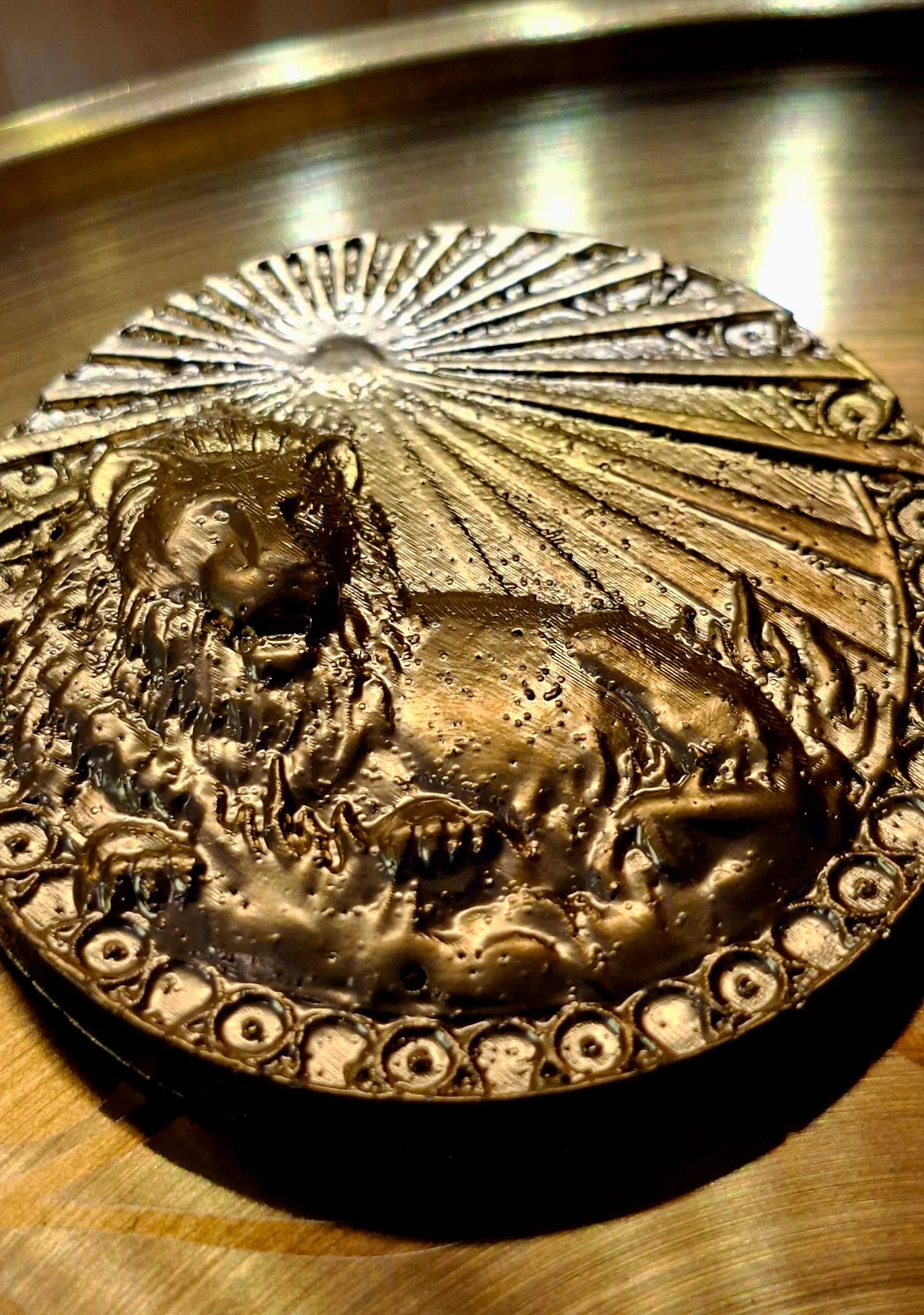Golden shungit orgon pocket