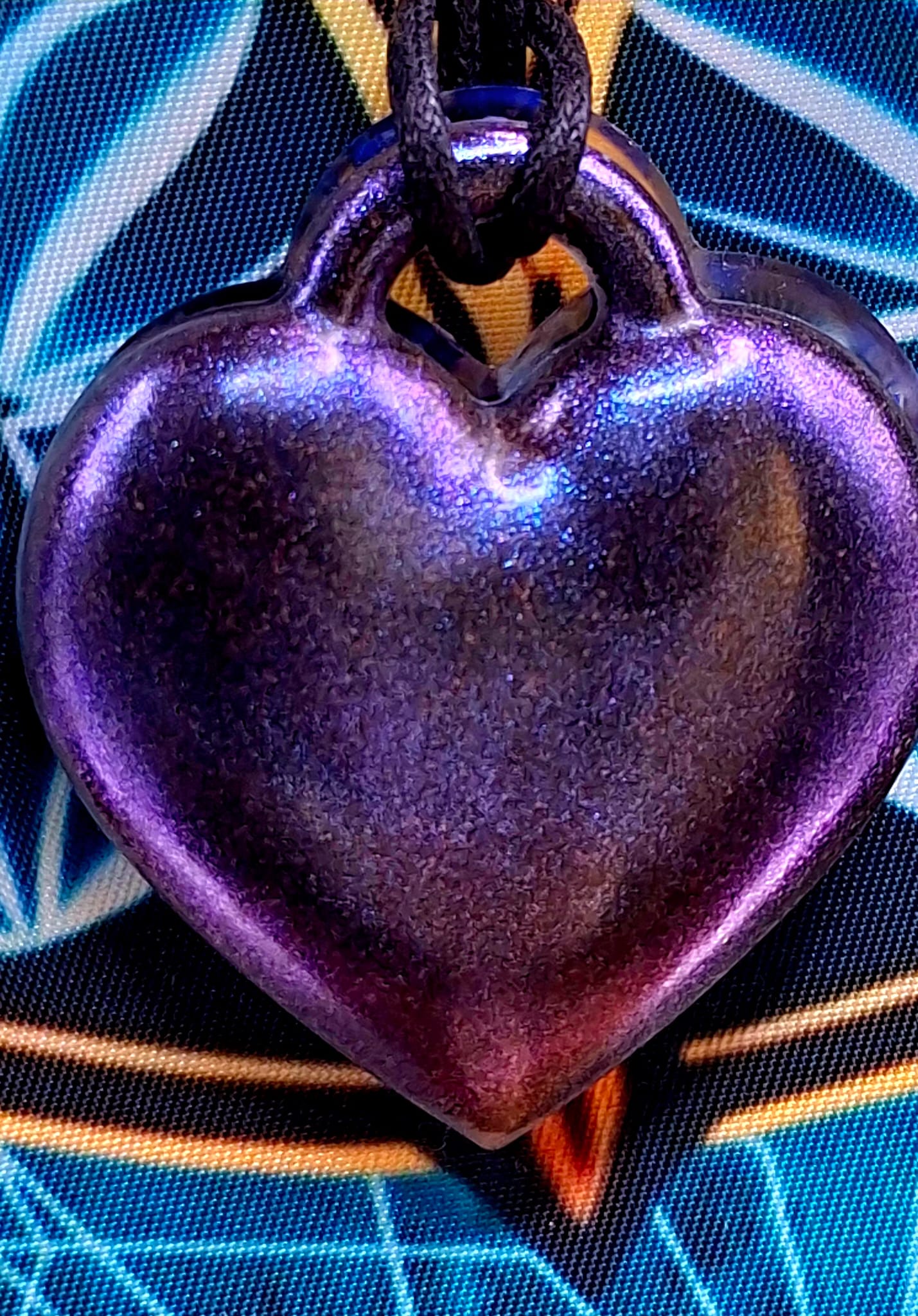 Medalion orgonic Blue Heart Alchemy